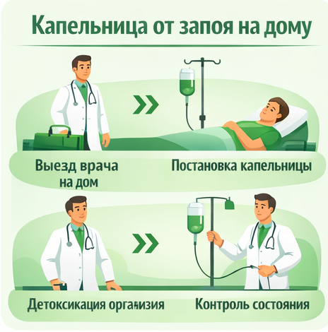 капельница от запоя в Чегеме в клинике Санати